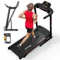 Produktbild: Laufband für Zuhause klappbar mit Steigung, App/Bluetooth/Programme, FunLife F50