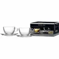 Produktbild: Ritzenhoff & Breker Cappuccinotassen 2er Set Barista mit Untertassen, Glas 220ml