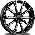Produktbild: 4x Alufelgen Gmp TOTALE Black diamond 8x19 ET43 LK5 112 19 Zoll Felgen Alu