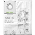 Produktbild: Festool Staubsaugerbeutel Sicherheitsfiltersack, FIS-CTH 48/3, für NT-Sauger CTH 48, 3 Stück