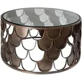 Produktbild: riess-ambiente Couchtisch, Transparent, Metall, Rund, 60x35x60 cm, Wohnzimmer, Wohnzimmertische, Couchtische