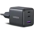 Produktbild: Ugreen 30W 3-Port GaN II Fast Wall Charger, USB-A & 2 x USB-C Black (30 W) (55536)