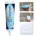 Produktbild: Mustbest Tile Mörtel Reparaturen Renove Fills Rohr - 13,4 oz, schnell trocknende Reparaturkit, Wiederherstellung von Fliesenverbindungen, einfache Fliesenmörtel -Squeeze -Röhre (Beige, 13,4 oz)
