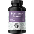 Produktbild: NATURE LOVE® Passionsblume Extrakt – 240 Kapseln – 750mg Extrakt 5:1 (entspricht 3750mg)/ Tagesdosis