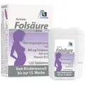 Produktbild: FOLSÄURE 800 Plus B12+Jod Tabletten 120 St