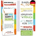 Produktbild: 500 Lustige Haftnotizen (10 x 50 Blatt) | Haftnotiz Set mit verschiedenen