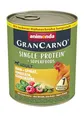 Produktbild: animonda GranCarno Hunde Nassfutter Superfoods Huhn + Spinat + Himbeeren (6 x800g), getreidefreies Hundenassfutter ohne Zucker, für ausgewachsene Hunde, mit frischen fleischigen Zutaten