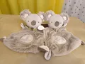 Produktbild: 2x Fehn Schmusetuch Baby Schnuffeltuch mit Koala 🐨 Kuscheltuch für Neugeborene