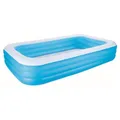 Produktbild: Familien Aufblasbares Rechteckiges Schwimmbad 3 Ringe +6 Jahre - Cm.305x183x56h.