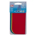Produktbild: Prym 929220 Patches Köper, Reparaturpatch, 13 x 13 cm, rot, gelb, grün, blau