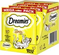 Produktbild: DREAMIES KATZENSNACKS SNACK KNUSPRIGE TASCHEN ZARTER FÜLLUNG MIT KÄSE 4x180gr
