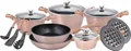 Produktbild: Berlinger Haus Kochgeschirr in rosegold, 15-teiliges Set aus Edelstahl