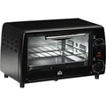 Produktbild: HOMCOM Mini Backofen 10 Liter 750W Backblech und Rost 36,5x26x22 cm Schwarz