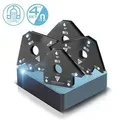 Produktbild: STAHLWERK Magnet-Schweißwinkel 4er Set 22,6 kg 50 lbs praktischer Schweißmagnet