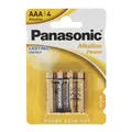 Produktbild: Panasonic Batterie Alkaline, Micro, AAA, LR03, 1.5V Alkaline Power, Retail Blister (4-Pack)