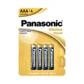 Produktbild: 4 PANASONIC ALKALINE POWER AAA LR03 BATTERIES BLISTER 1.5V MICRO MN2400 E92 NEU
