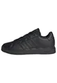 Produktbild: adidas Unisex Kinder Grand Court Lifestyle Tennis Lace-Up Shoes, Carbon Black/Carbon Black/Grey SIX, 36 EU