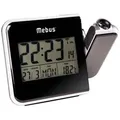 Produktbild: Mebus Wecker 42425 Projektions-Funkwecker schwarz|silberfarben