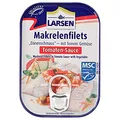 Produktbild: Larsen Makrelenfilets in Tomaten-Sauce Msc, 110 g