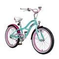 Produktbild: BIKESTAR Kinderfahrrad für Mädchen ab 6-7 Jahre | 20 Zoll Kinderrad Cruiser | Fahrrad für Kinder Mint | Risikofrei Testen
