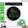 Produktbild: MOCTOR DH9008A3W Wärmepumpentrockner 8kg Weiß Zwei-Wege-Schleudern Wifi 2ML