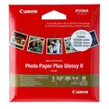 Produktbild: Canon Fotopapier PP-201, für Inkjet, 8,9 x 8,9 cm, 265 g/qm, hochglänzend, 20 Blatt