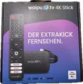 Produktbild: waipu.tv 4K Stick, Inkl. Fernbedienung Schnellwahltasten, Fernsehen über WLAN 4K