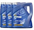 Produktbild: 3x4 Liter MANNOL Hypoid LSD 85W-140  GL-5 LS ( Limited Slip ) Getriebeöl 85W140