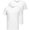 Produktbild: JACK AND JONES JACK&JONES Herren T-Shirt, 2er Pack - JACBASIC V-NECK TEE, Kurzarm, einfarbig, Baumwolle