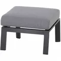 Produktbild: Siena Garden Loungehocker Valencia Aluminium Salt&pepper J53780