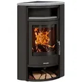 Produktbild: ORANIER Kaminofen Polar Eck Speckstein, Korpus Stahl schwarz 6,5 kW