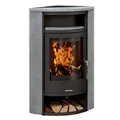 Produktbild: Oranier Kaminofen Polar Eck Speckstein, Korpus Stahl Schwarz 547623
