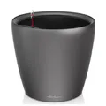 Produktbild: Lechuza Pflanzengefäß CLASSICO Premium LS 35 anthrazit metallic Ø 36 x 32,5 cm