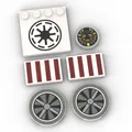 Produktbild: Upgrade-Kit (bedruckte Teile) für LEGO® Star Wars 75432 V-19 Torrent-Sternjäger