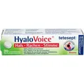 Produktbild: Tetesept HyaloVoice Lutschtabletten für Hals, Rachen und Stimme, 20 St. Tabletten