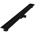 Produktbild: LuxeBath Duschrinne, Schwarz, Metall, Rechteckig, 13.9x7.8x94 cm, Badezimmer, Baden & Duschen, Duschtasse