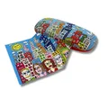 Produktbild: MediMuc Brillenetui Hardcase mit Stoffbezug und Reinigungstuch aus Mikrofaser - FridolinEdition - Motiv: Summer in the City - Künstler: James Rizzi