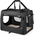 Produktbild: Hundetransportbox Dibea schwarz S 50 cm x 34 cm 36 cm