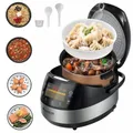 Produktbild: TurboTronic by Z-Line Multikocher CookMaster, 860 W, 5 l Schüssel, Praktischer Schnellkochtopf mit 15 Programmen