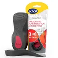 Produktbild: Scholl In-Balance orthopädische 3/4 Einlegesohlen, bei Schmerzen von Knie- und Ferse, Einlagen zur Linderung von Knie- und Fersenschmerzen - tiefe Fersenschale und Fußgewölbestütze - Größe 37-39.5