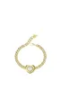 Produktbild: GUESS Damen-Armband Herz Pave Goldfarben S JUBB05456JWYGS