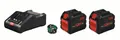 Produktbild: Bosch ProCORE18V Akku-Set 2x12Ah + GAL 18V-160 C Ladegerät 18V