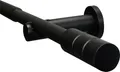 Produktbild: Gardinia Gardinenstangen-Set Kreta 1-Lauf Ø 16-19 mm schwarz-matt 190 cm - 340 cm