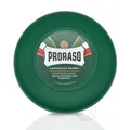 Produktbild: PRORASO Rasierseife Grün Erfrischendes Menthol & Eukalyptus 150ml Tiegel Schale