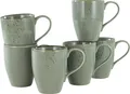 Produktbild: CreaTable Becher Kaffeebecher NATURE COLLECTION, 6-tlg., Steinzeug, Tassen Set, 6-teilig