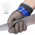 Produktbild: Kettenhandschuh Metzger Schnittschutzhandschuhe Arbeitshandschuhe Küche Fleis...