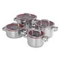 Produktbild: WMF Function 4 Topf-Set Bratentopf (2,5l), Fleischtöpfe (1,9l), (3,9l), (5,7l)