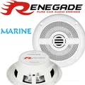 Produktbild: Renegade 13cm Feuchtraum Lautsprecher Boxen Schwimmbad Boot Badezimmer 160Watt