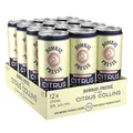 Produktbild: Bombay Pressé Citrus Collins, 10% Vol., 12x 25 cl/250 ml, Ready-To-Drink Cocktail in der Dose, trinkfertiger Mix mit London Dry Gin und dem natürlichen Geschmack bester Mittelmeerzitronen