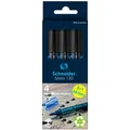 Produktbild: Schneider Maxx 130 Permanentmarker schwarz 1,0 - 3,0 mm, 4 St.
